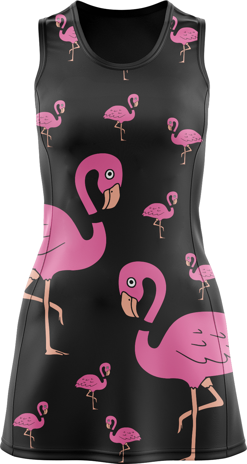 Flamingo Ladies Mini Dress - fungear.com.au