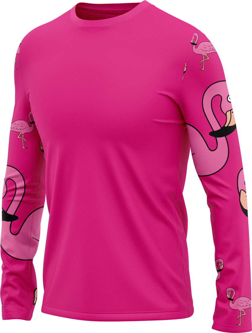 Flamingo Rash T-Shirt Long Sleeve - fungear.com.au