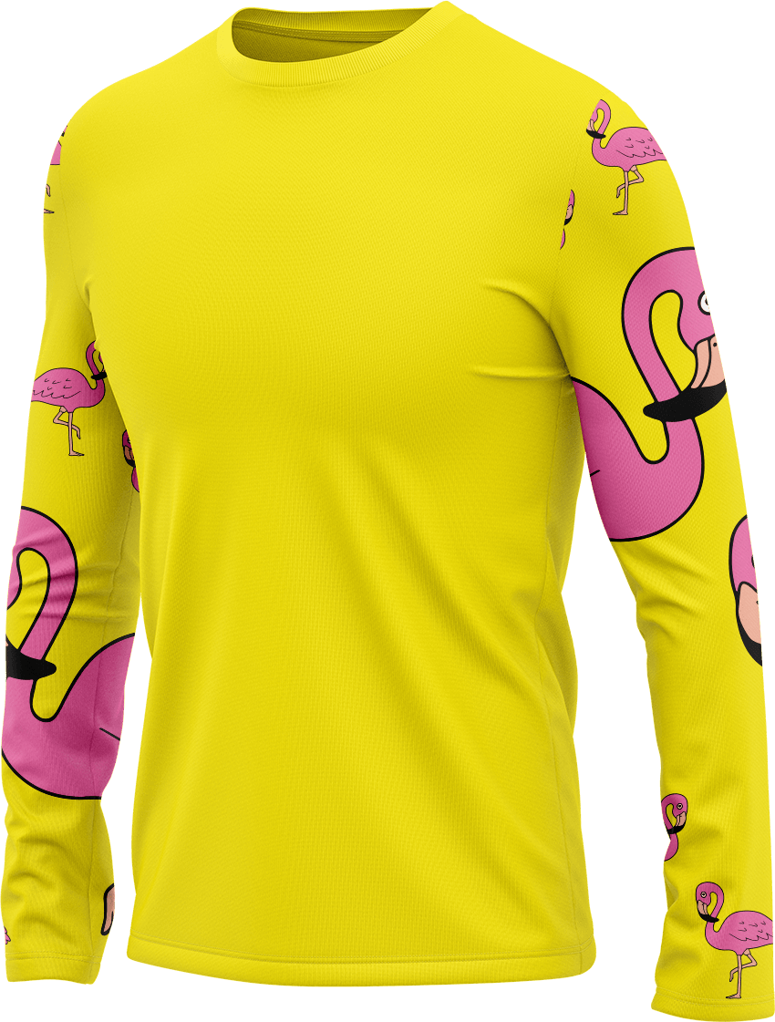 Flamingo Rash T-Shirt Long Sleeve - fungear.com.au
