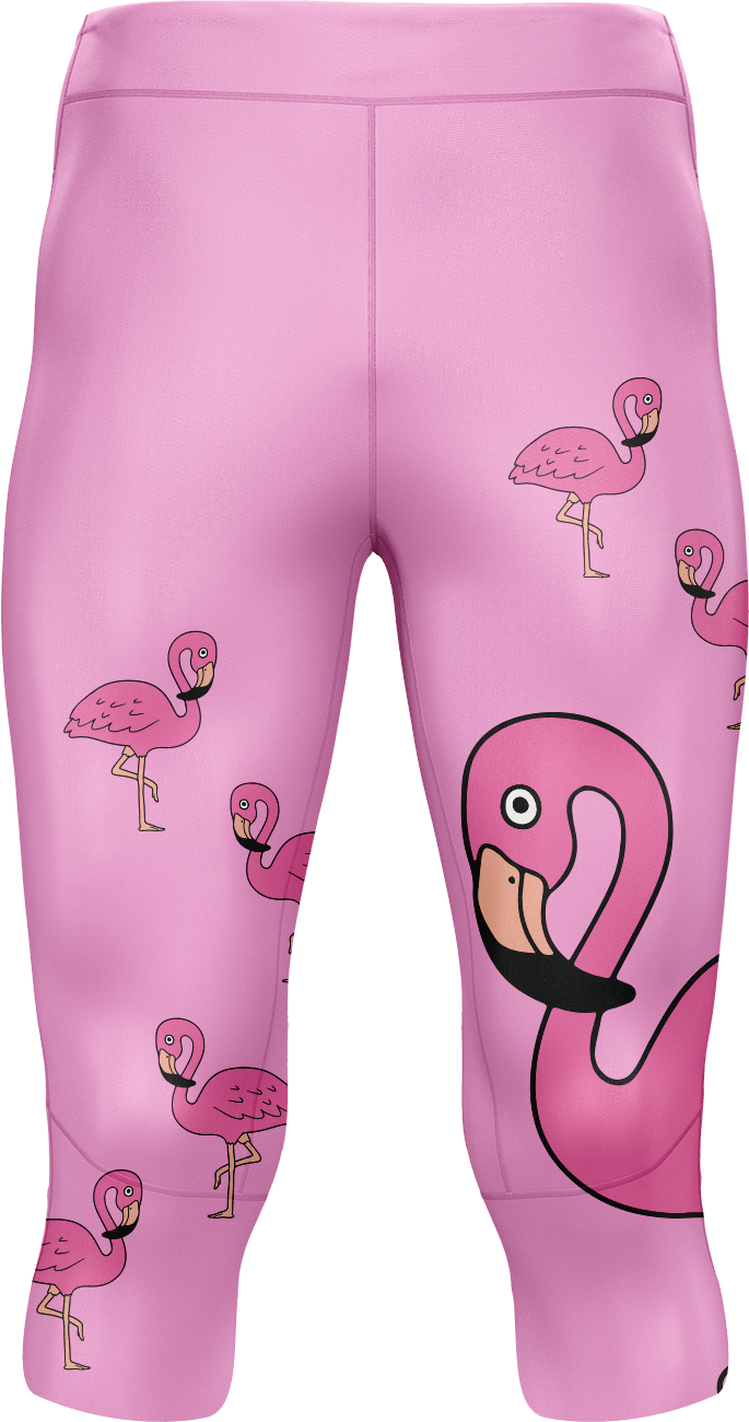 Flamingo tights 3/4 or full length - fungear.com.au