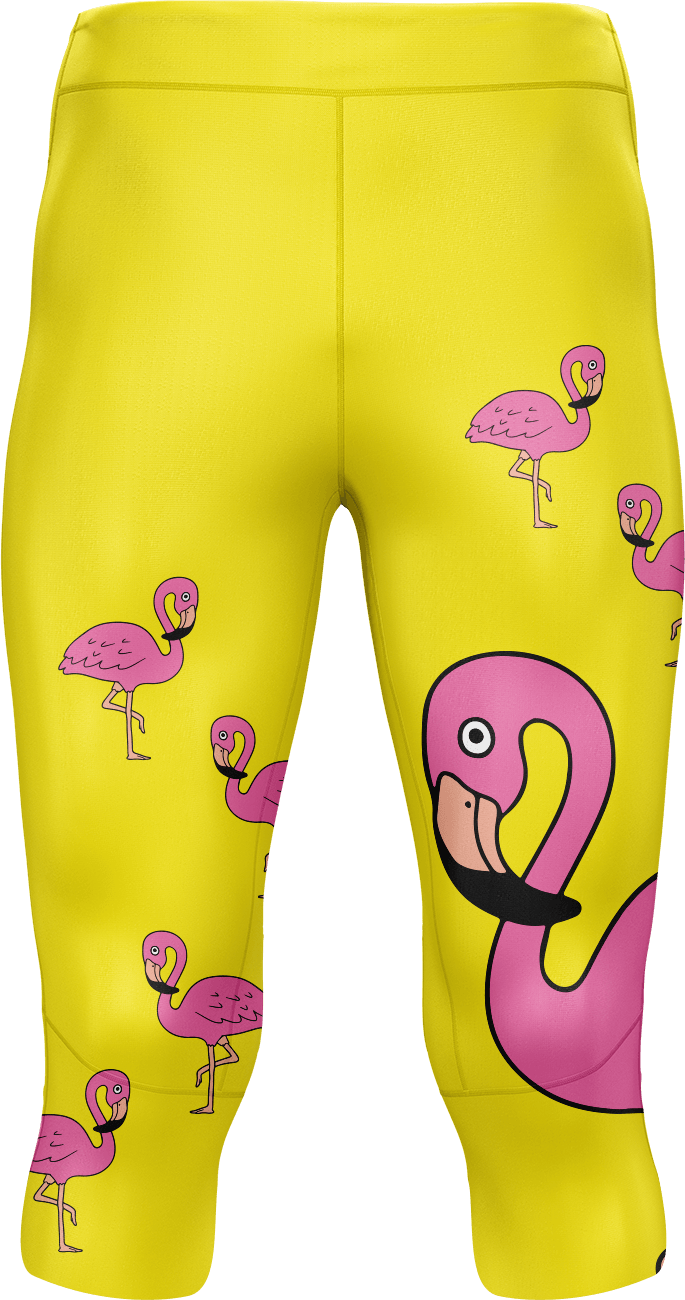 Flamingo tights 3/4 or full length - fungear.com.au