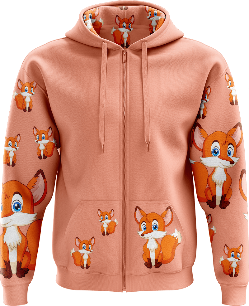 Fox Full Zip Hoodies Jacket - fungear.com.au