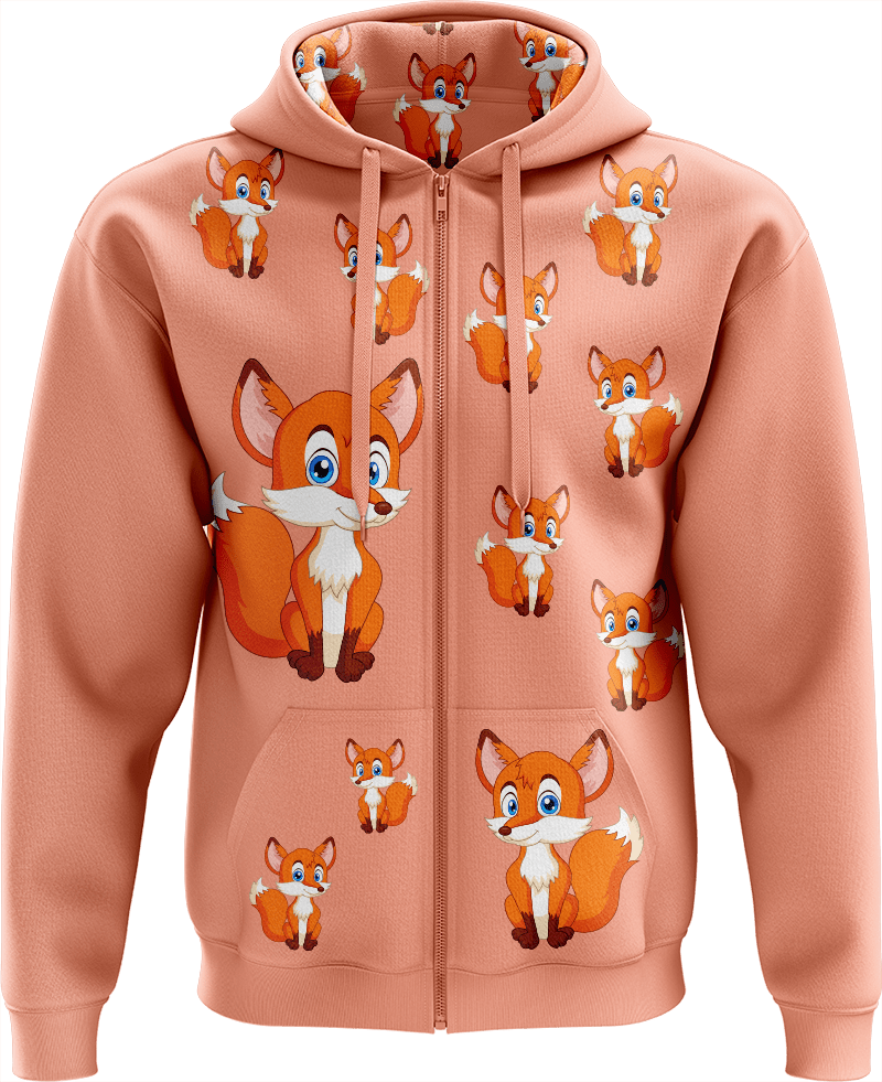Fox Full Zip Hoodies Jacket - fungear.com.au