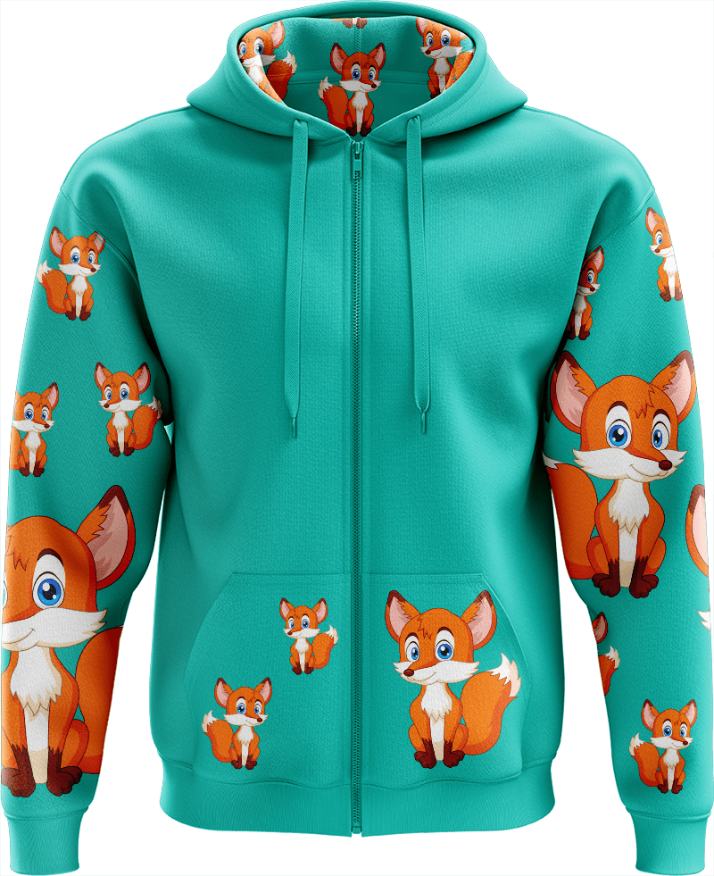 Fox Full Zip Hoodies Jacket - fungear.com.au