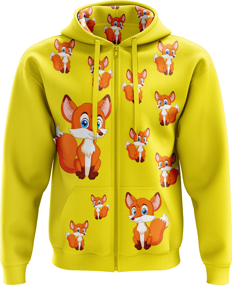 Fox Full Zip Hoodies Jacket - fungear.com.au