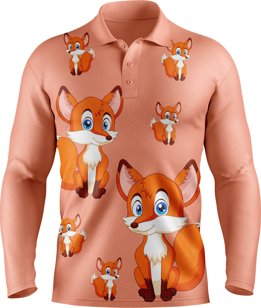 Fox Men's Long Sleeve Polo
