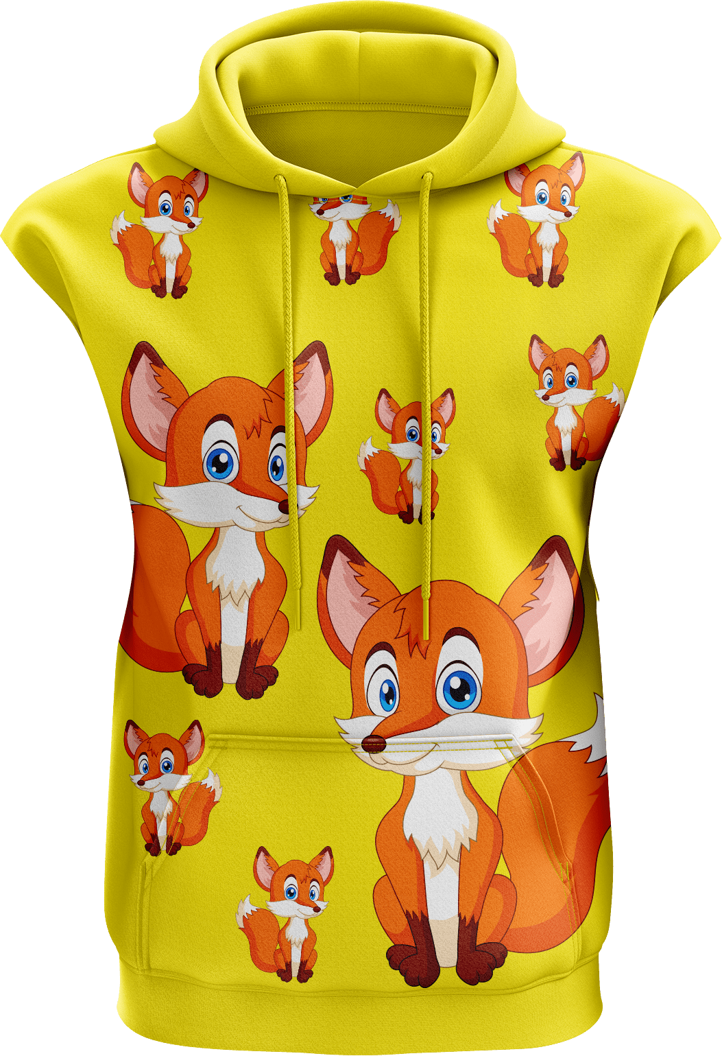 Fox Sleeveless Hoodie - fungear.com.au