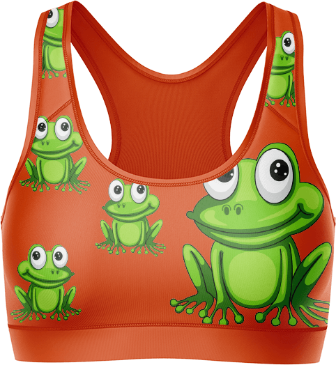 Freaky Frog Crop Top - fungear.com.au