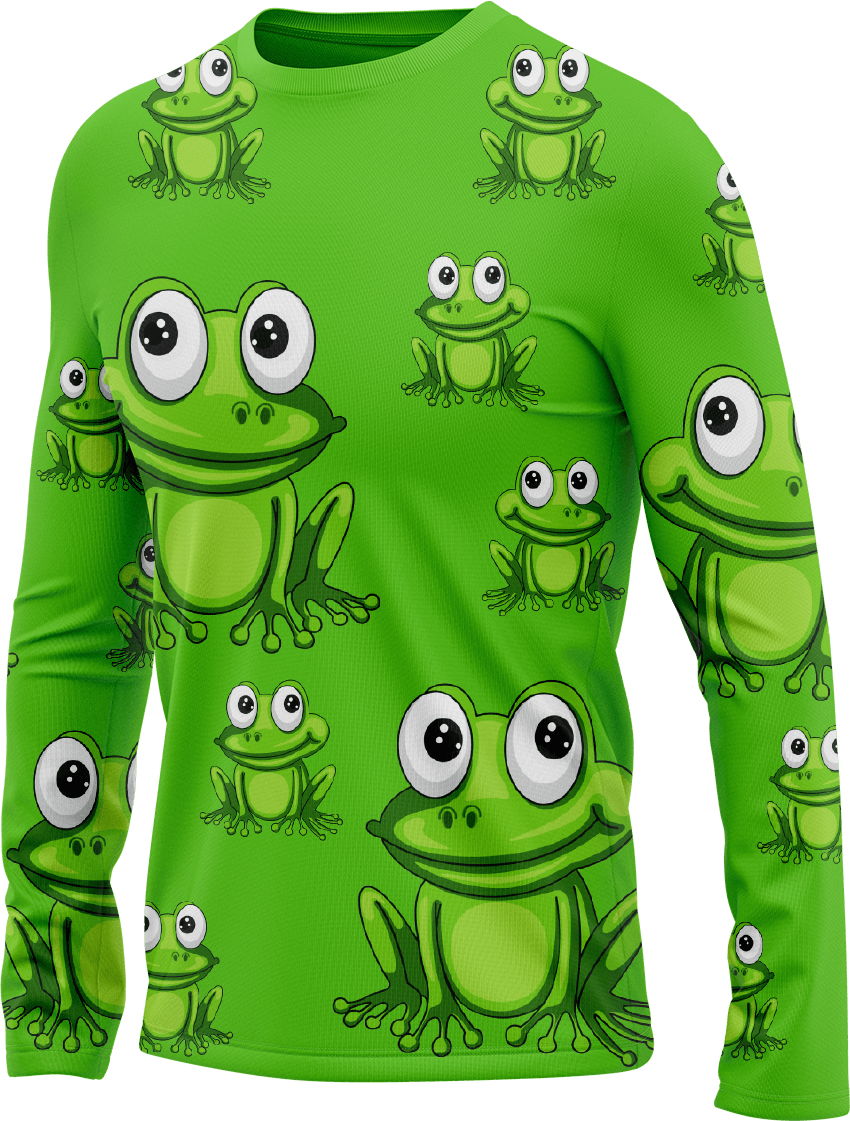 Freaky Frog Rash T-Shirt Long Sleeve - fungear.com.au