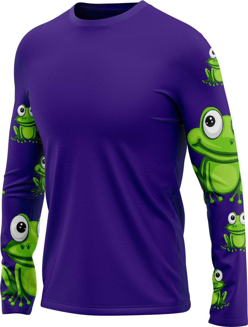 Freaky Frog Rash T-Shirt Long Sleeve - fungear.com.au