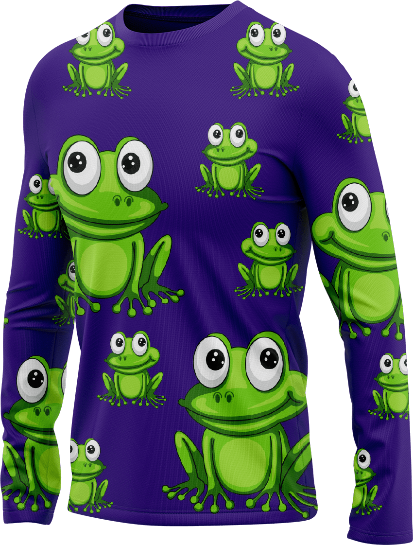 Freaky Frog Rash T-Shirt Long Sleeve - fungear.com.au