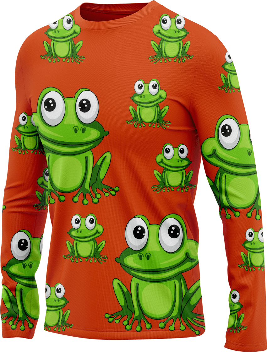 Freaky Frog Rash T-Shirt Long Sleeve - fungear.com.au