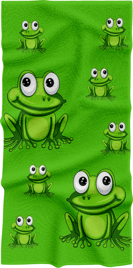 Freaky Frog Towels - fungear.com.au