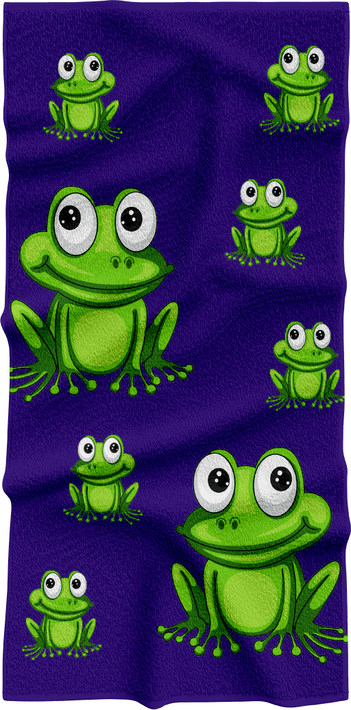 Freaky Frog Towels - fungear.com.au