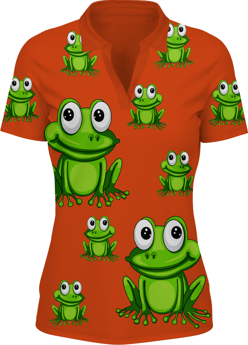 Freaky Frog Women's Polo - fungear.com.au