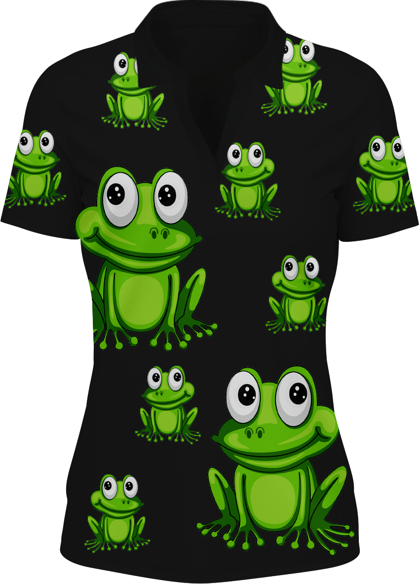 Freaky Frog Women's Polo - fungear.com.au