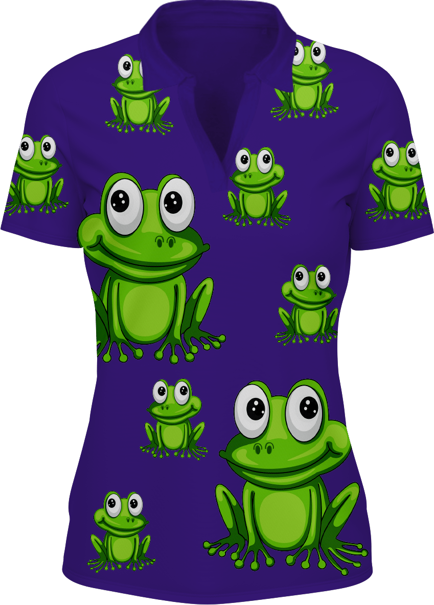 Freaky Frog Women's Polo - fungear.com.au