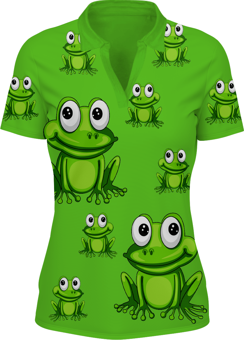Freaky Frog Women's Polo - fungear.com.au