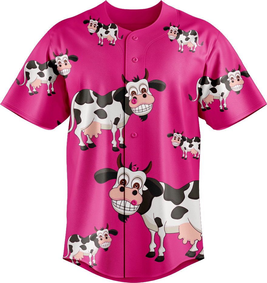 Fussy Cow Baseball Jerseys - fungear.com.au
