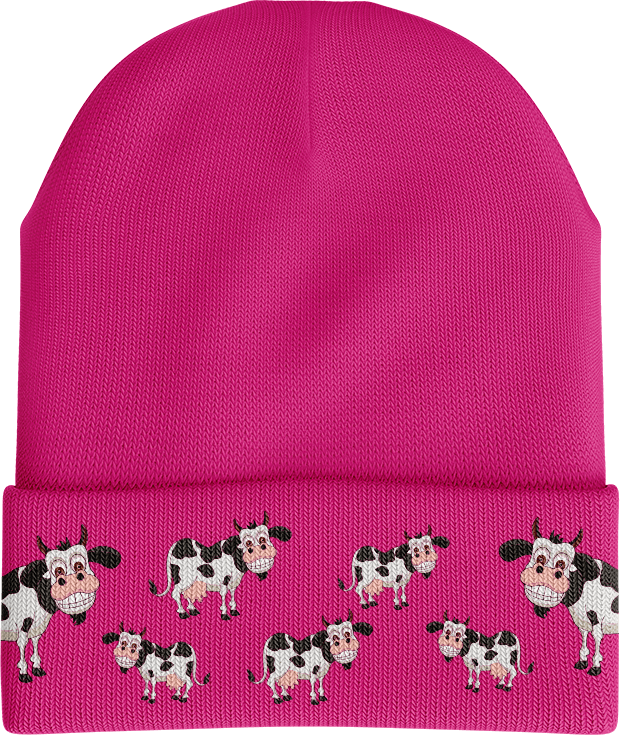 Fussy Cow Beanie - fungear.com.au