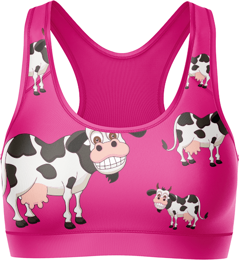 Fussy Cow Crop Top - fungear.com.au