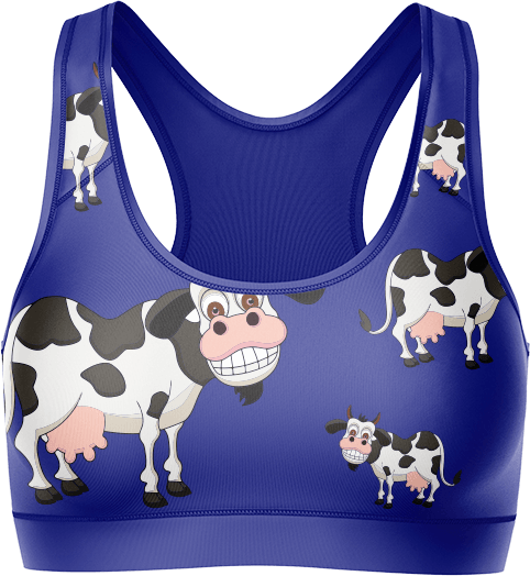 Fussy Cow Crop Top - fungear.com.au