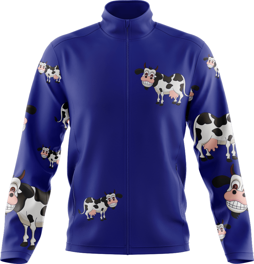 Fussy Cow Full Zip Track Jacket - fungear.com.au