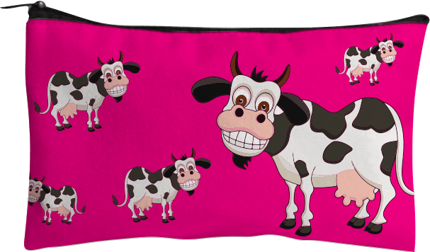 Fussy Cow Jumbo Pencil Case - fungear.com.au