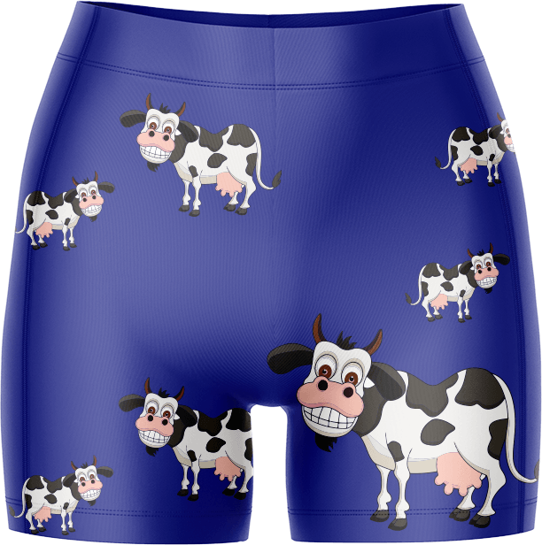 Fussy Cow Ladies Gym Shorts - fungear.com.au