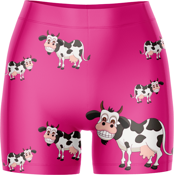 Fussy Cow Ladies Gym Shorts - fungear.com.au