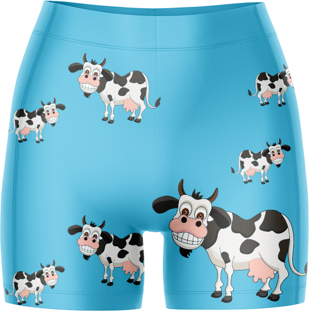 Fussy Cow Ladies Gym Shorts - fungear.com.au