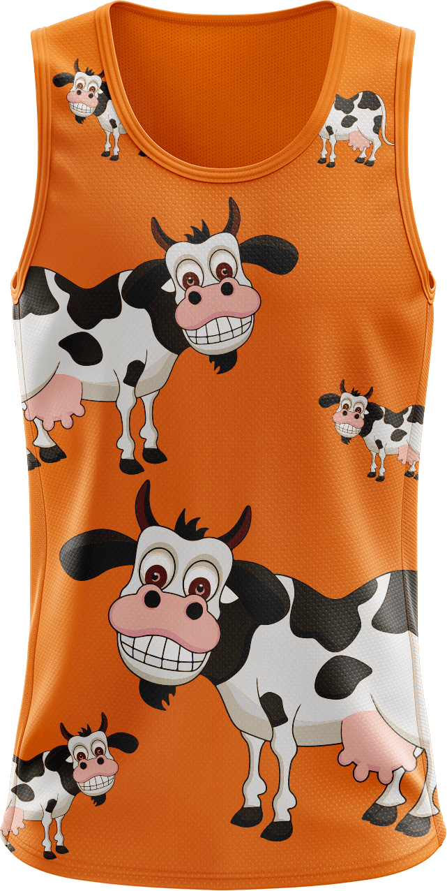 Fussy Cow Singlets - fungear.com.au