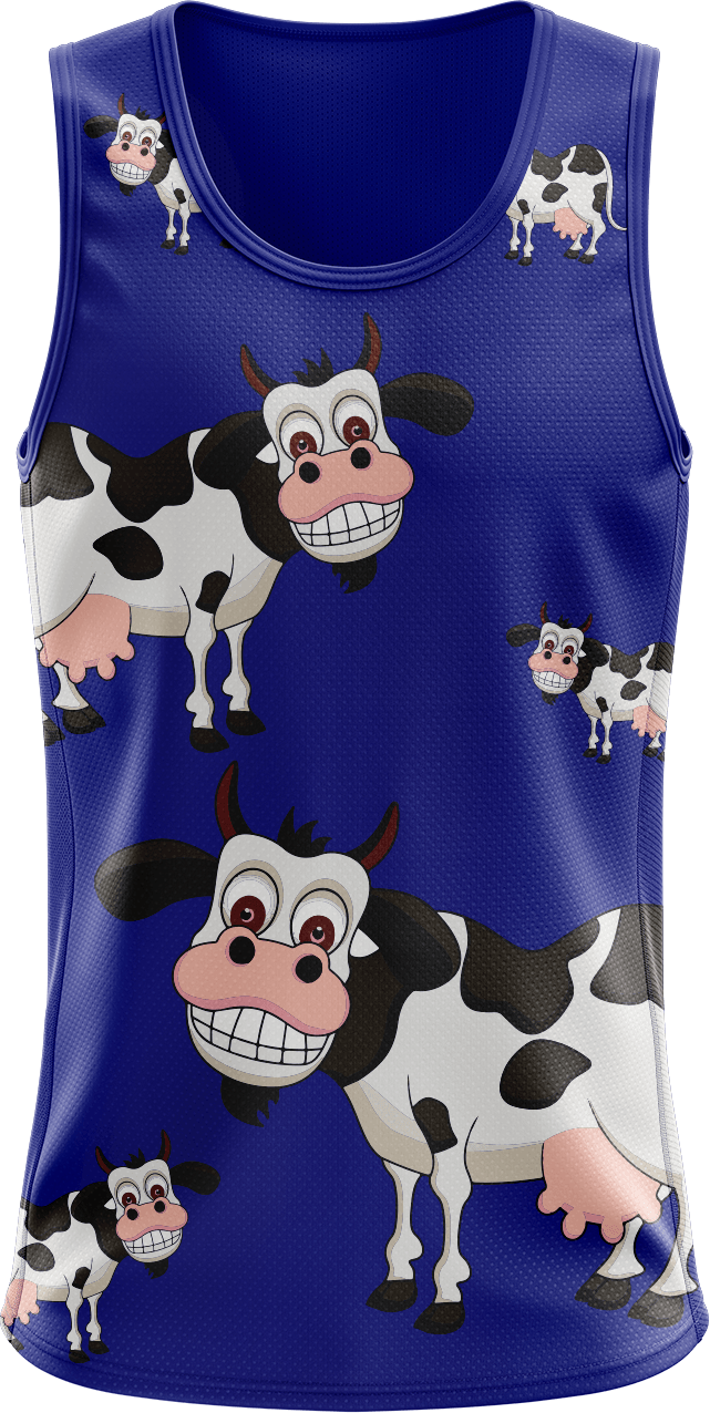 Fussy Cow Singlets - fungear.com.au