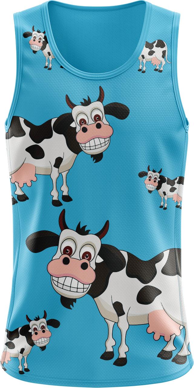Fussy Cow Singlets - fungear.com.au