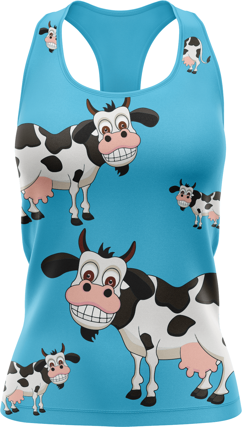 Fussy Cow Singlets - fungear.com.au