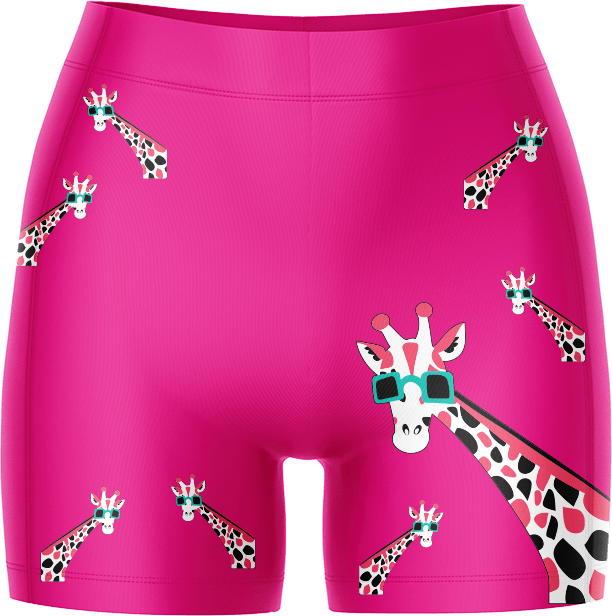 Gigi Giraffe Bike Shorts - fungear.com.au