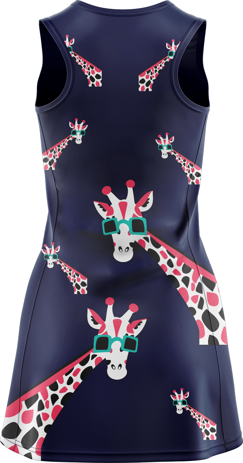 Gigi Giraffe Ladies Mini Dress - fungear.com.au