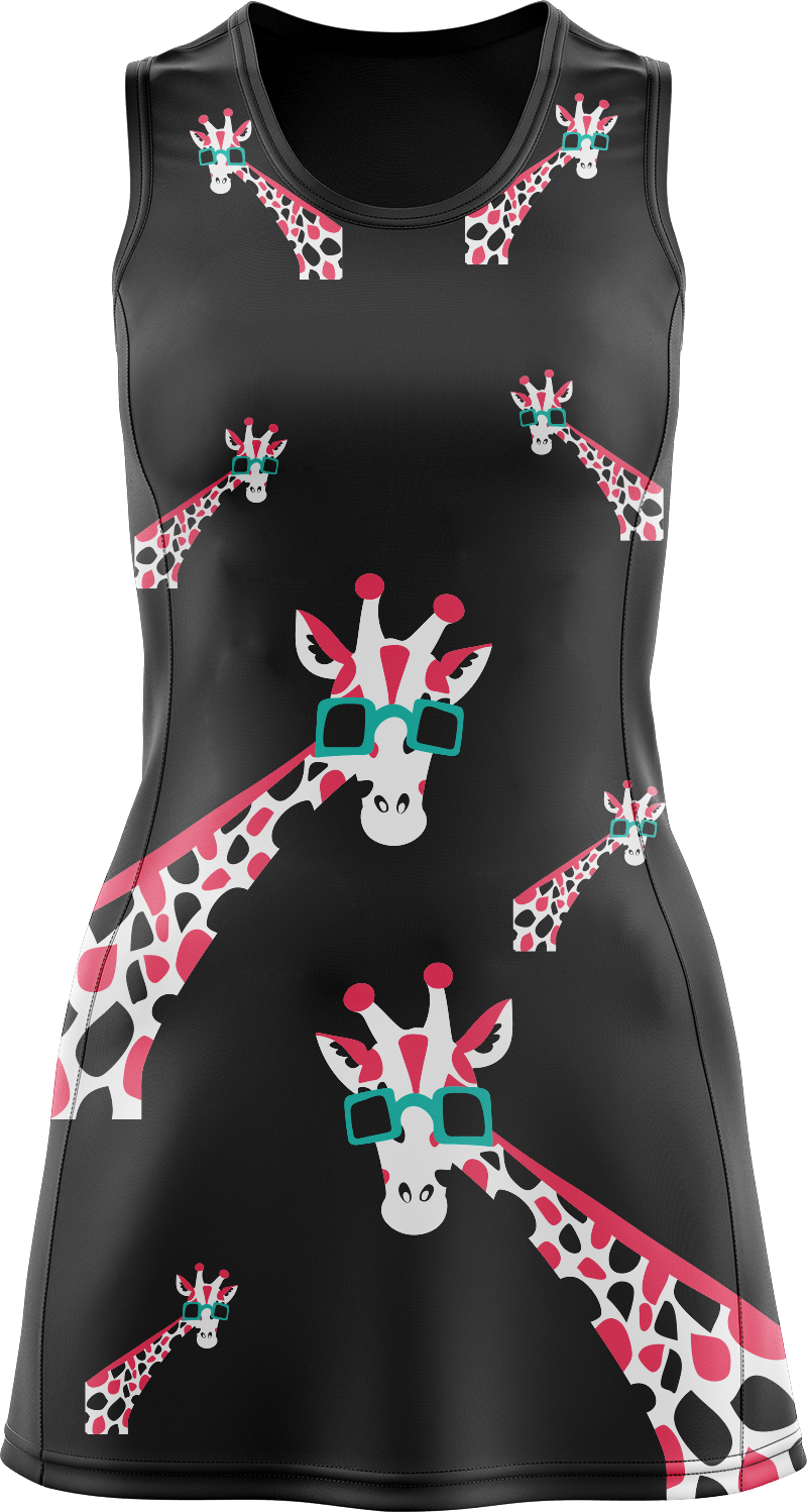 Gigi Giraffe Ladies Mini Dress - fungear.com.au