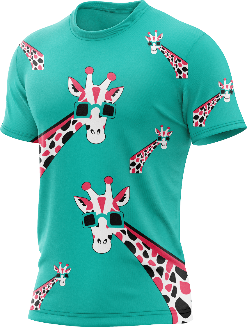 Gigi Giraffe Rash T-Shirt Short Sleeve - fungear.com.au