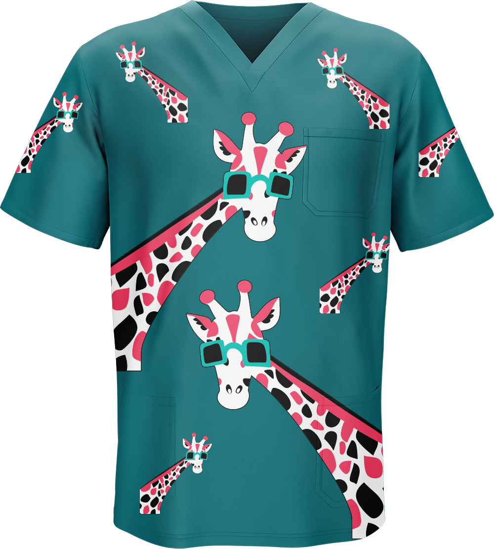 Gigi Giraffe Scrubs - fungear.com.au