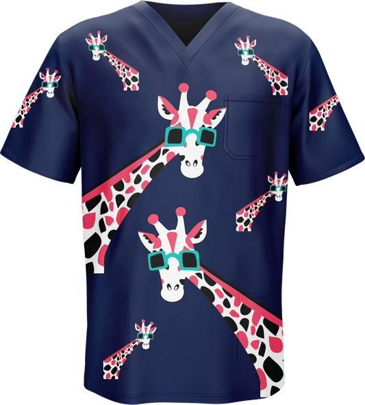 Gigi Giraffe Scrubs - fungear.com.au