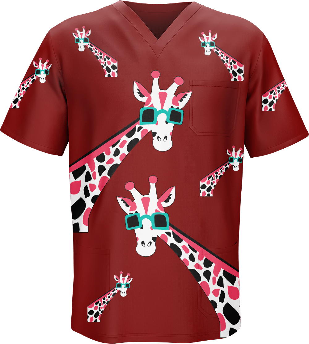 Gigi Giraffe Scrubs - fungear.com.au