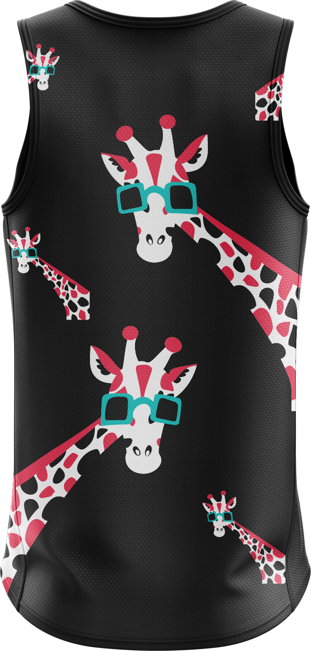 Gigi Giraffe Singlets - fungear.com.au