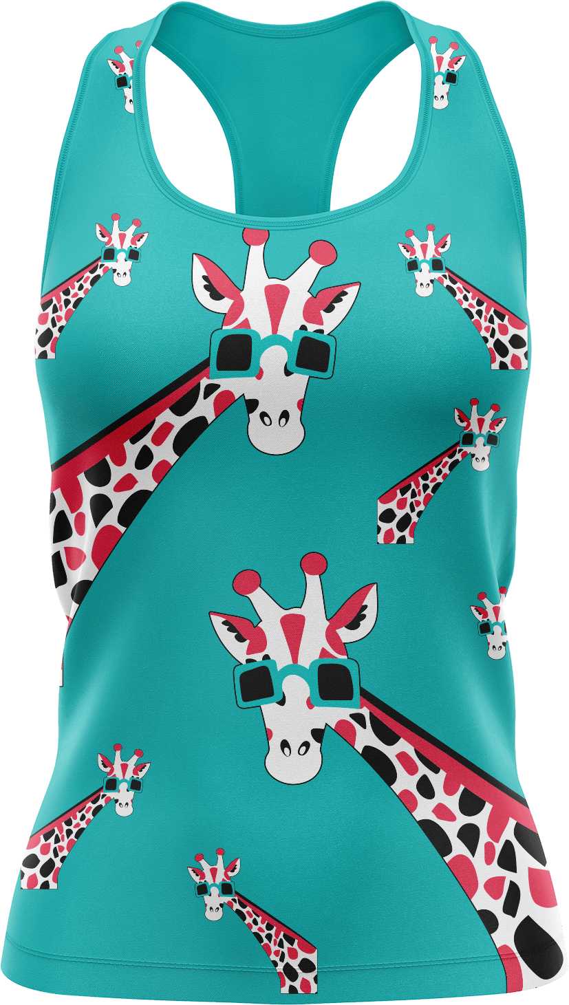 Gigi Giraffe Singlets - fungear.com.au
