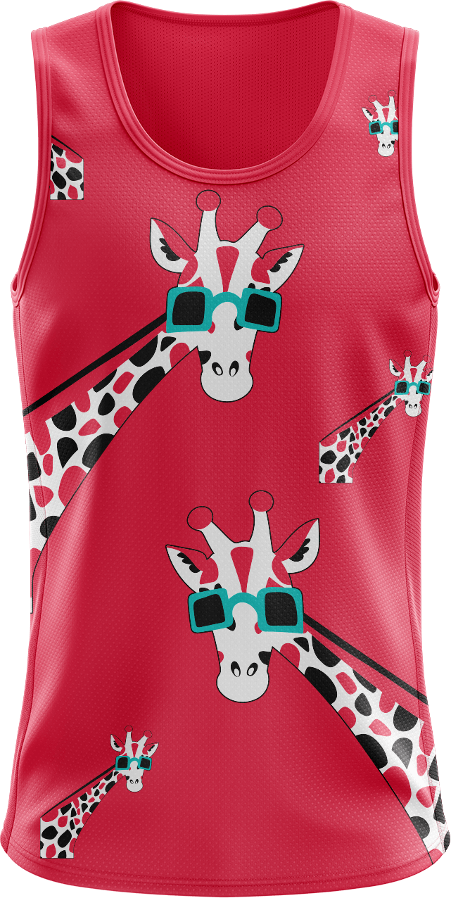 Gigi Giraffe Singlets - fungear.com.au