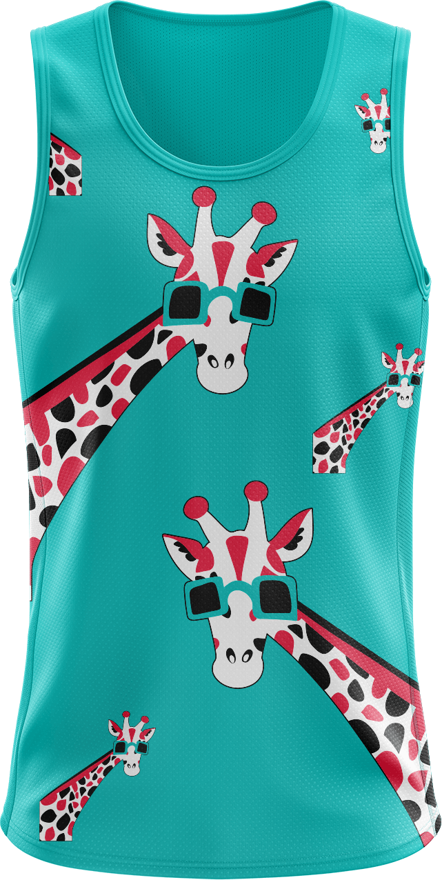 Gigi Giraffe Singlets - fungear.com.au