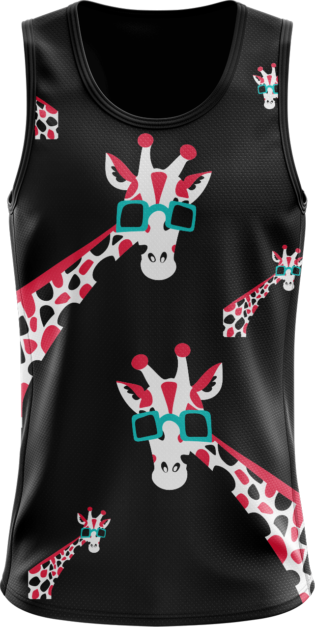 Gigi Giraffe Singlets - fungear.com.au
