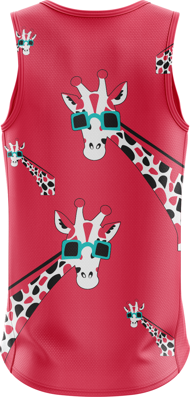 Gigi Giraffe Singlets - fungear.com.au