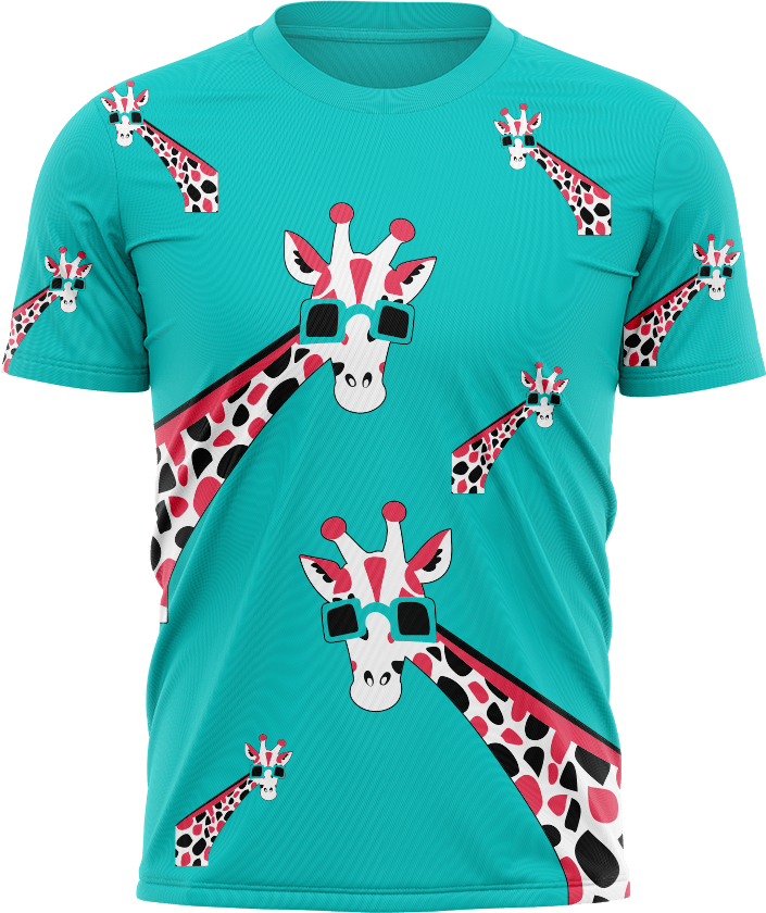 Gigi Giraffe T shirts - fungear.com.au