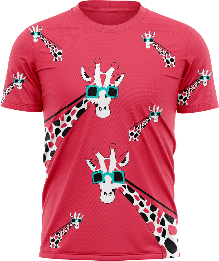 Gigi Giraffe T shirts - fungear.com.au